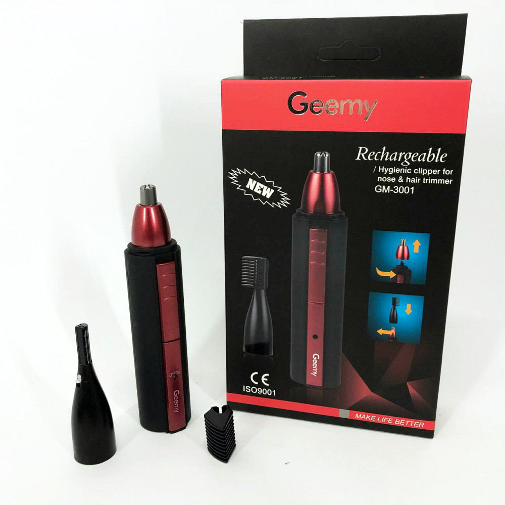 Триммер для носа и ушей удобный Gemei GM-3001, Триммер для удаления волос из носа OG-10 Львов - изображение 12