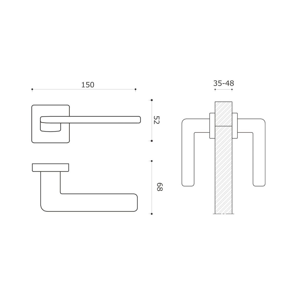 Ручка SYSTEM  GIADA HA110RO11 CR Киев - изображение 2