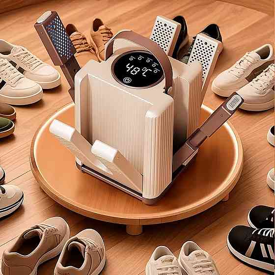 Електросушарка для взуття від мережі на 3 пари / Сушарка з УФ-дезінфекцією та таймером / Сушарка взуття PH-96 Івано-Франківськ