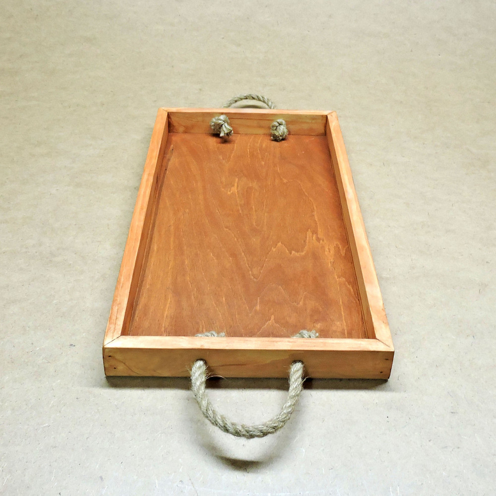 Піднос дерев'яний "Шарлеруа 50х27" шафран Миколаїв - фото 4