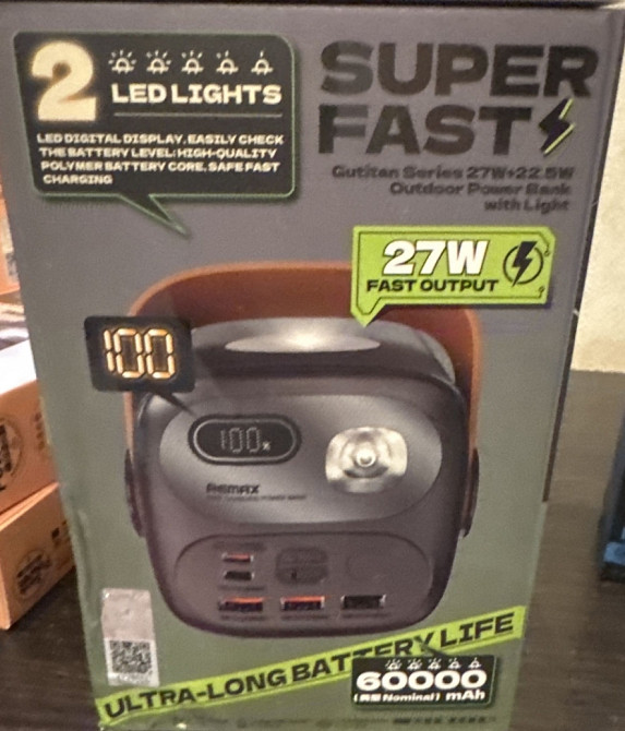 Remax ultra long RPP 123 power bank. Київ - фото 4