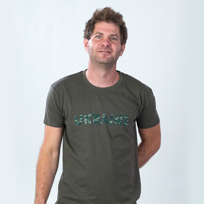 Футболка Sol's Imperial 190 Ukraine хакі темний M (11500269/140M) Вінниця - фото 1