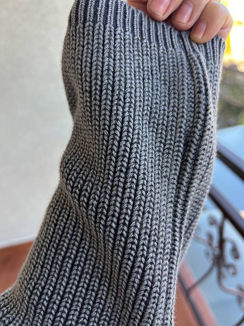 Светр жіночий A-N 875 варка в'язка оверсайз one size, графіт, one size Київ - фото 14