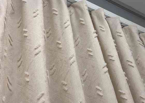 Шторная ткань Лен Букле цвет таш 1882ш Киев