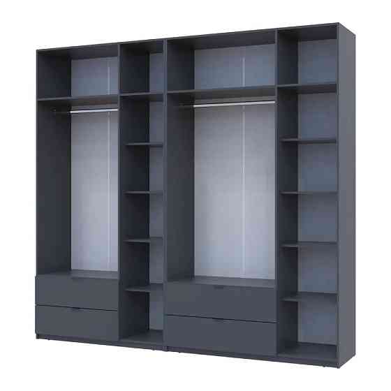 Шкаф для одежды Doros Лукас Графит 3+3 ДСП 255х50х240 DRS-011694 (42005113) Львов