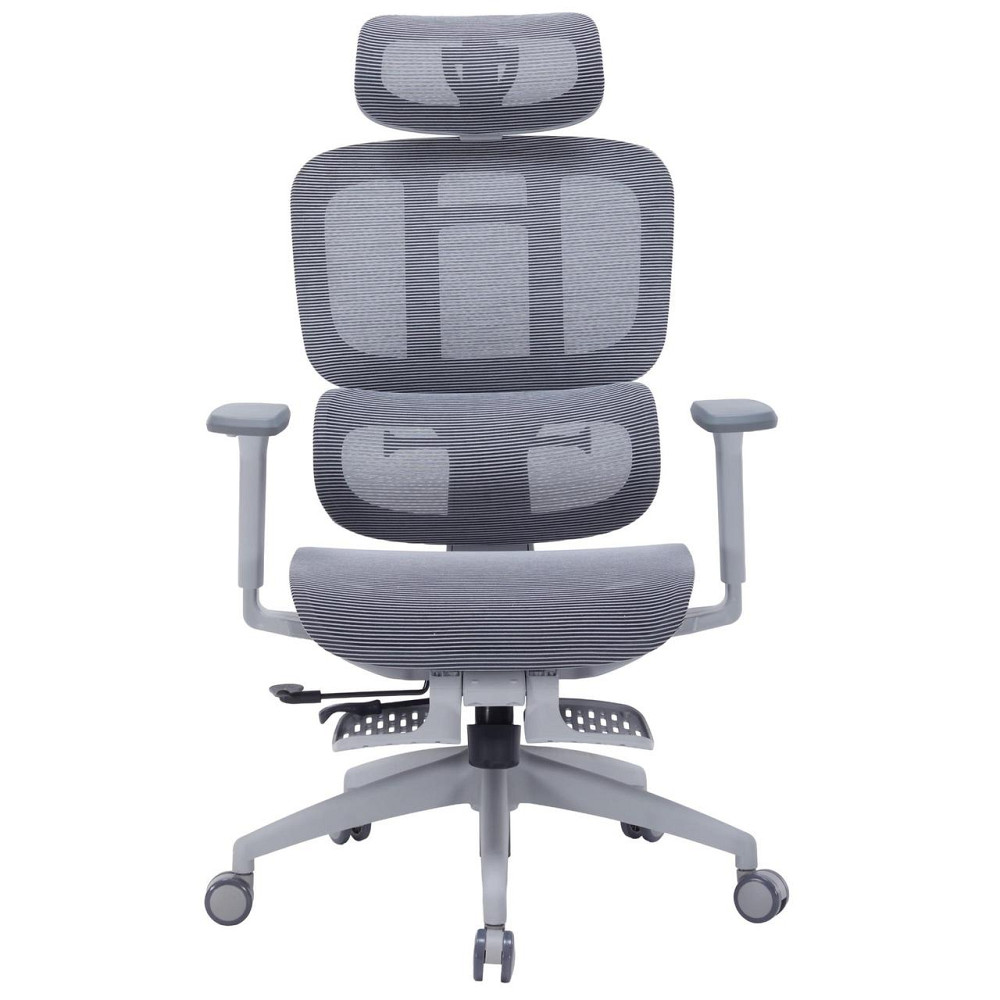 Крісло офісне Officepro Skyline Footrest Gray/Dark Gray (OC750-G-DG-DG) ( 27540 ) Харків - фото 2