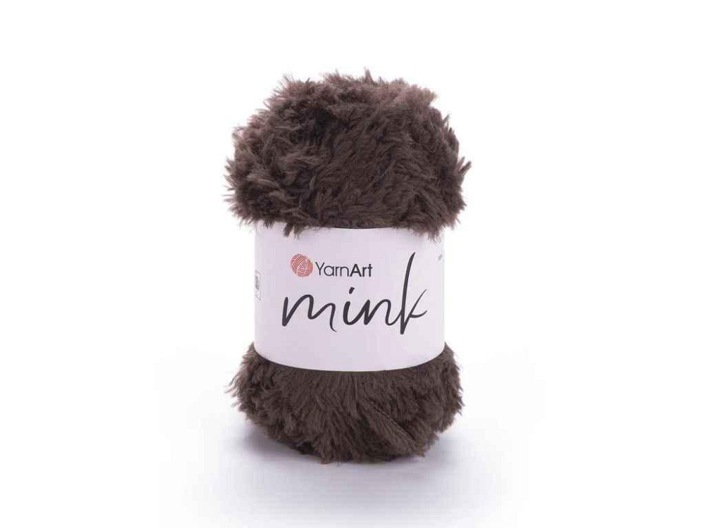 Пряжа Mink коричневый 100% полиамид 75м 50г арт.333 10шт/уп ТМ YARNART Киев - изображение 1