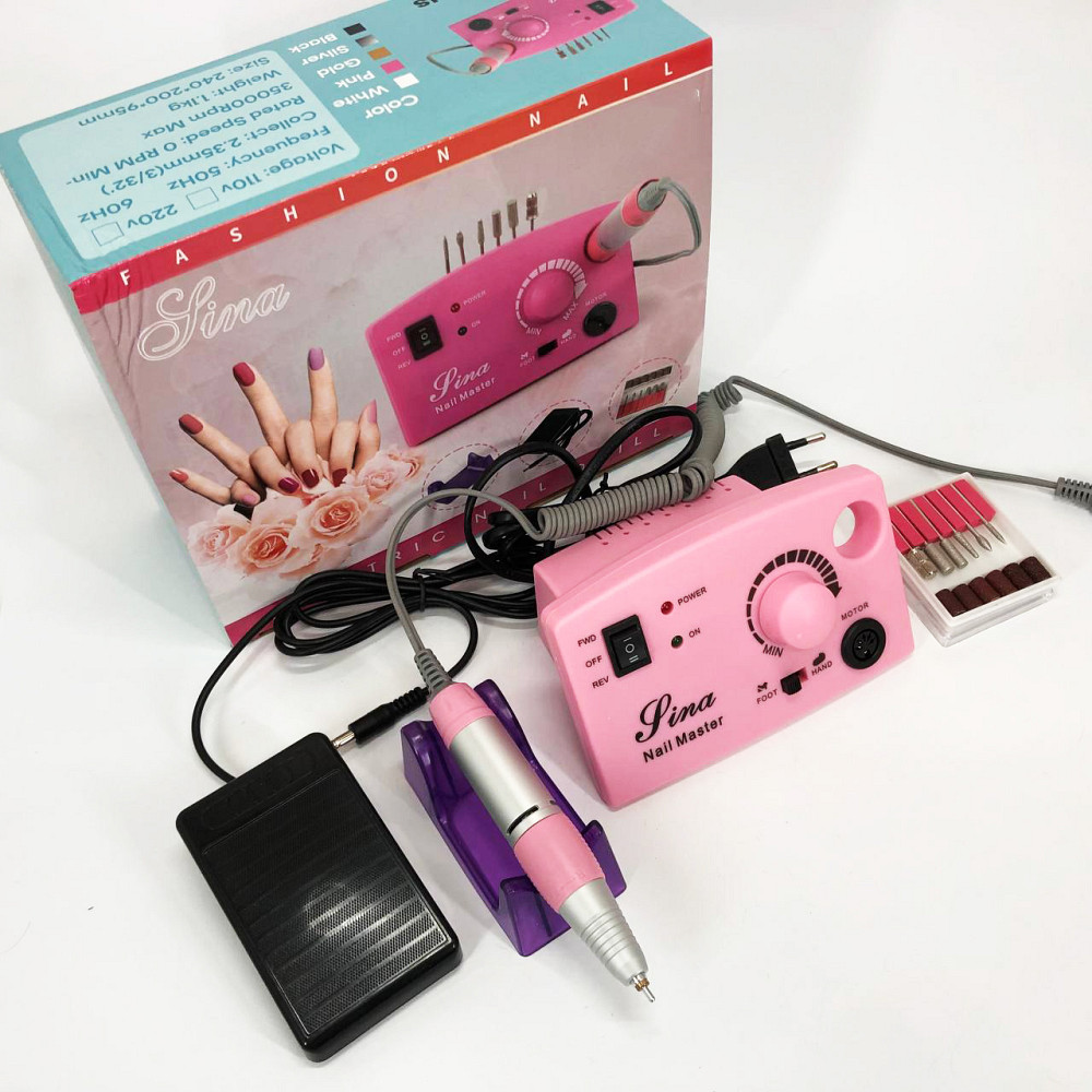 Манікюрна машинка для зняття лаку DM-211 Фрезер для манікюру професійний фрезер педикюру NZ-45 Івано-Франківськ - фото 3