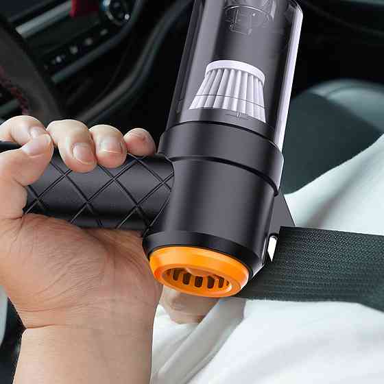 Автомобільний пилосос 6в1 + 4 насадки,USB,YT-M2042 SBR Київ