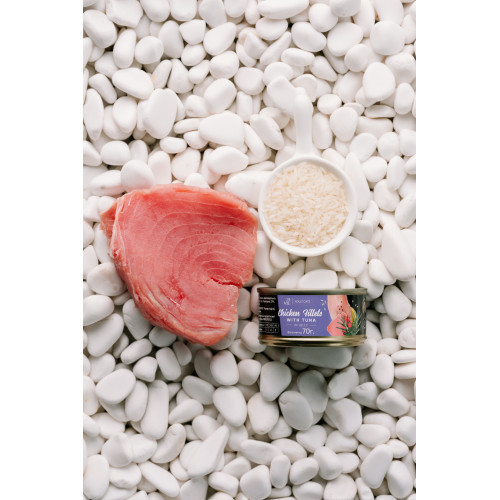 Корм вологий Savory Chicken Fillets rich in Tuna in Jelly for Adult Cats філе курки з тунцем в желе для дорослих котів, 70 г Київ - фото 6