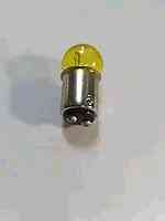 Лампа S25 (двоконтактна) 12V 10W/5W (стоп, габарит) (жовта) TOPCROWN Київ