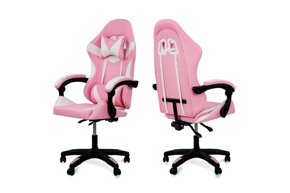 Крісло геймерське Слім, рожевий/білий Київ - фото 7