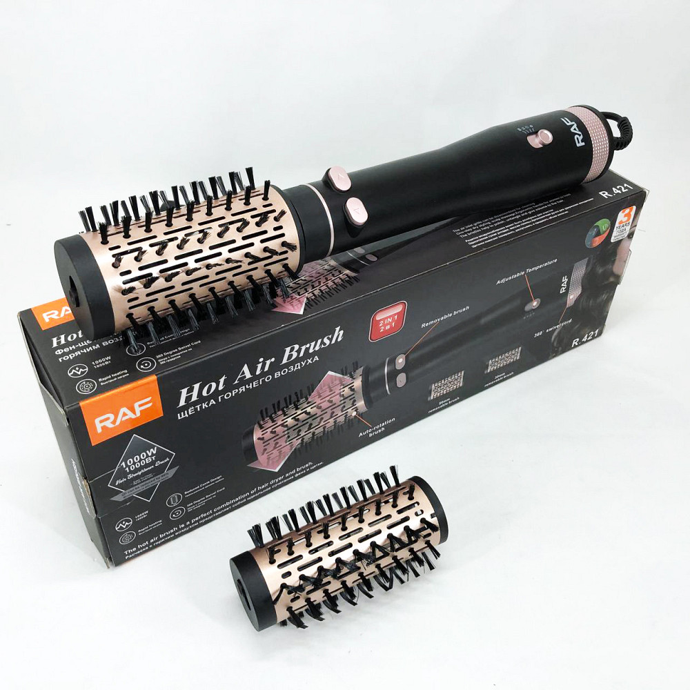 Фен щетка крутится фен щетка для объема RAF R.421 1000 Вт, Фен для головы Классический волос UT-79 Львов - изображение 9