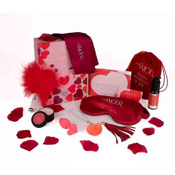 Набір еротичних гаджетів Dream Toys Amour The Hearts of Love, червоний Sex Aura Київ
