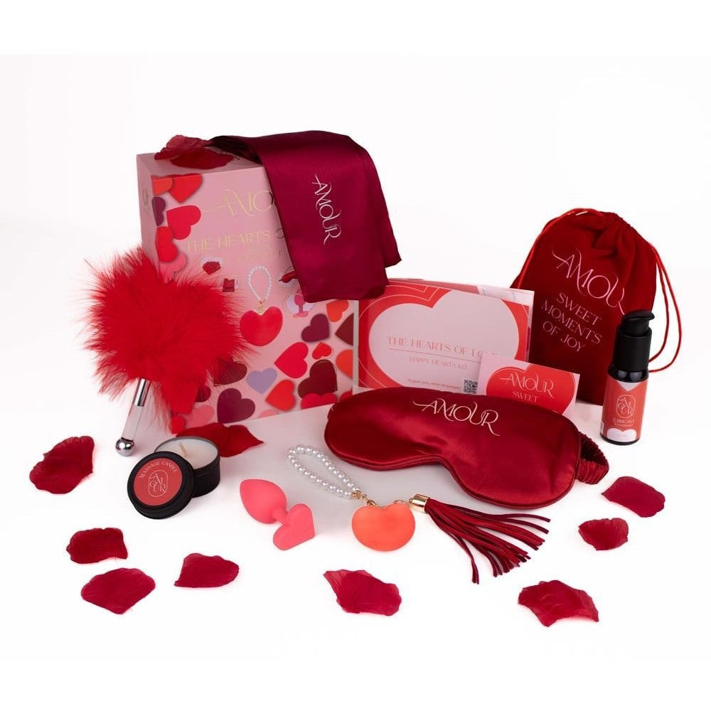 Набір еротичних гаджетів Dream Toys Amour The Hearts of Love, червоний Sex Aura Київ - фото 2