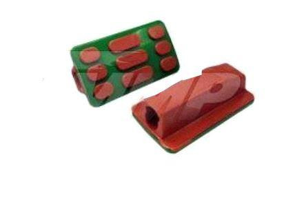 Гумки підніжок водія Delta (червоні із зеленою вставкою mod:2) EVO Київ - фото 1