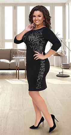 Красиве чорне плаття великого розміру (42) Київ