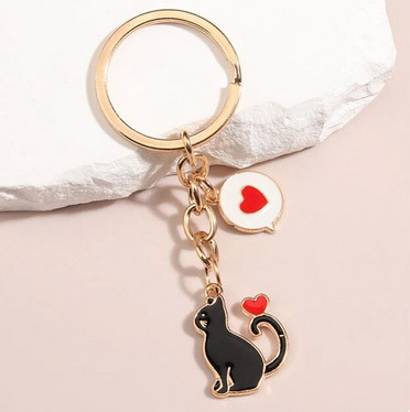 Брелок для ключей Я люблю кошек Киев - изображение 1