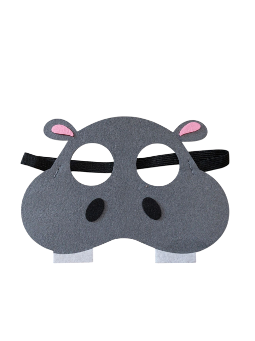 Дитяча маска Бегемот one size сірий Київ - фото 1