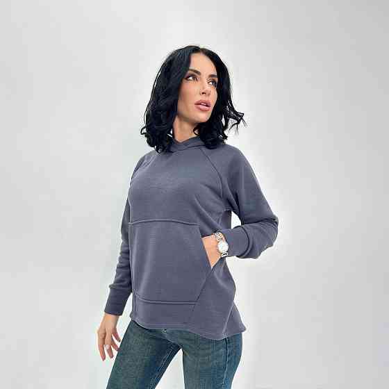 Худі вільного крою з капюшоном "Sky" оптом | Норма | Розпродаж моделі Київ