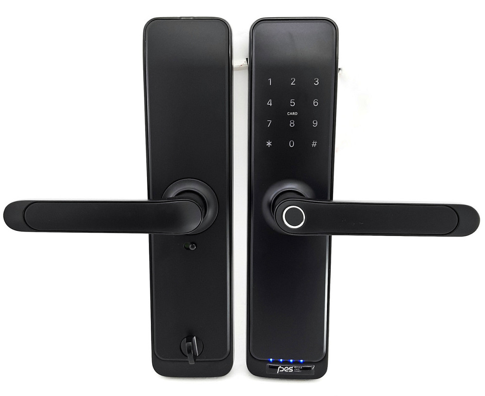 PES Husky Wi-Fi биометрический замок с WC фиксатором черный Киев - изображение 1