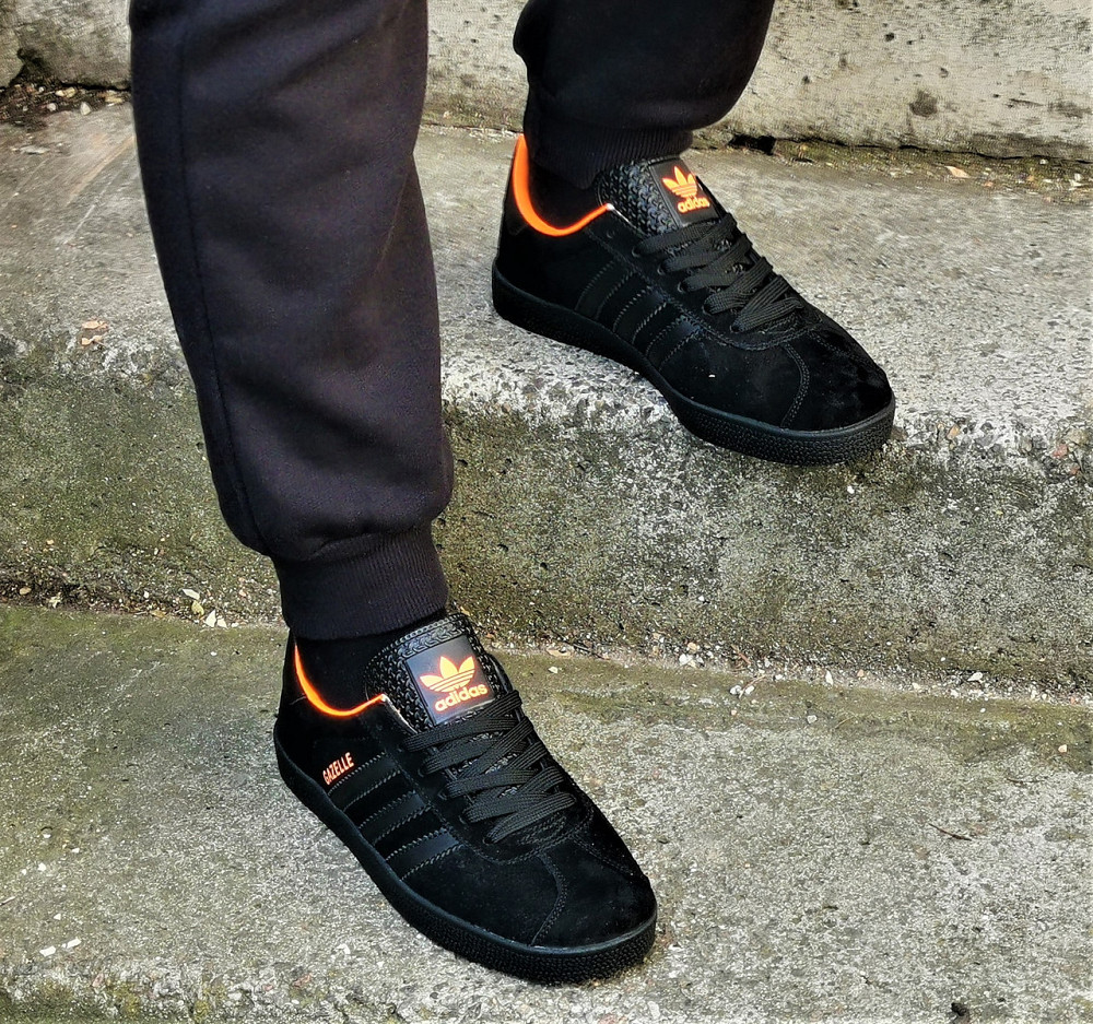 Кроссовки Adidas Gazelle Черные Адидас Женские Газели (размеры: 36,37,38,39,40,41) Видео Обзор Днепр - изображение 7