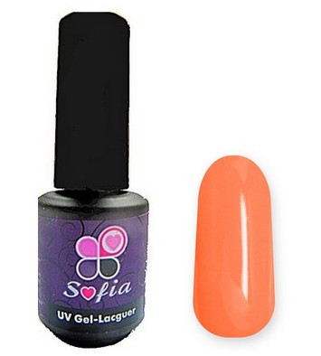 Гель -лак №87 UV Gel-Lacguer SOFIA 8.6 мл США ( кораллово оранжевый) Киев - изображение 1
