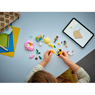 Конструктор LEGO Friends Вечірка єдинорога та фламінго біля басейну (42658) Вінниця - фото 9