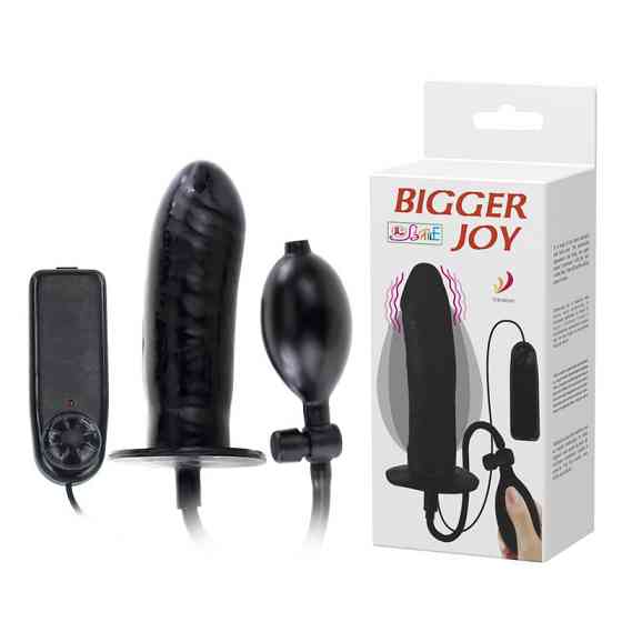 Фалоімітатор - Bigger Joy Inflateable Vibrating Penis Sex Aura Київ