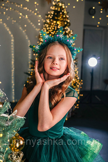 Зеленое пышное платье 128-140 Кривой Рог - изображение 11