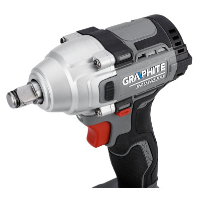 Гайковерт Graphite Energy+ 18V, безщітковий, 2600об/хв, 330Нм, 1/2&quot;, 0.9кг (без АКБ та ЗП) (58G028-1) Вінниця - фото 6
