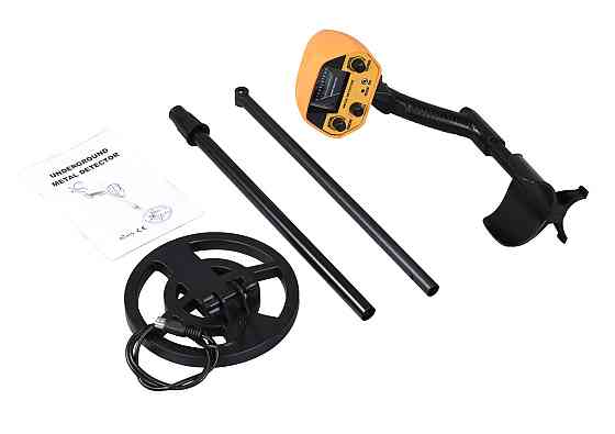 Металлоискатель с высокой чувствительностью GTX5030 LCD-экран до 1 метра (без аккумулятора) Черно-оранжвеый Киев