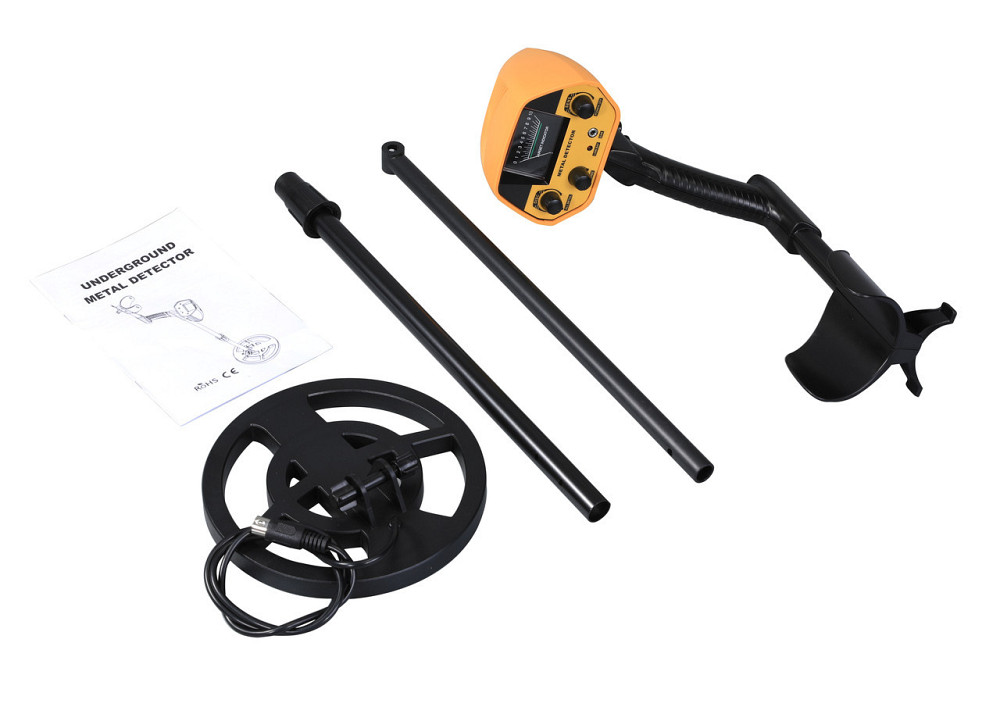 Металлоискатель с высокой чувствительностью GTX5030 LCD-экран до 1 метра (без аккумулятора) Черно-оранжвеый Киев - изображение 6