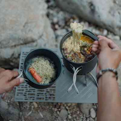 Набір туристичного посуду Naturehike CNK2300CJ0002 1,8 л алюміній (6976023929571) Вінниця