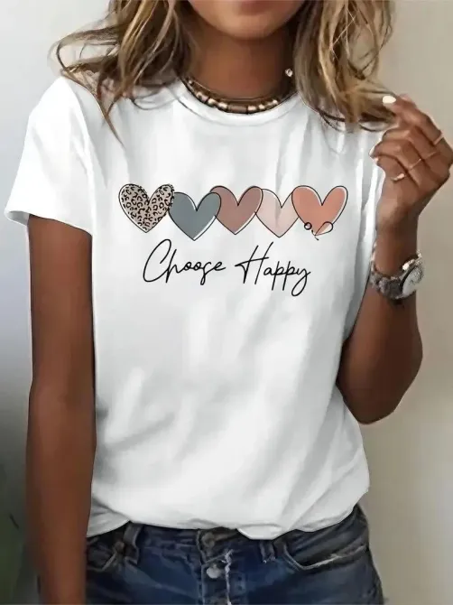 Футболка жіноча з принтом  44 Біла 2634324806 Дніпро - фото 1