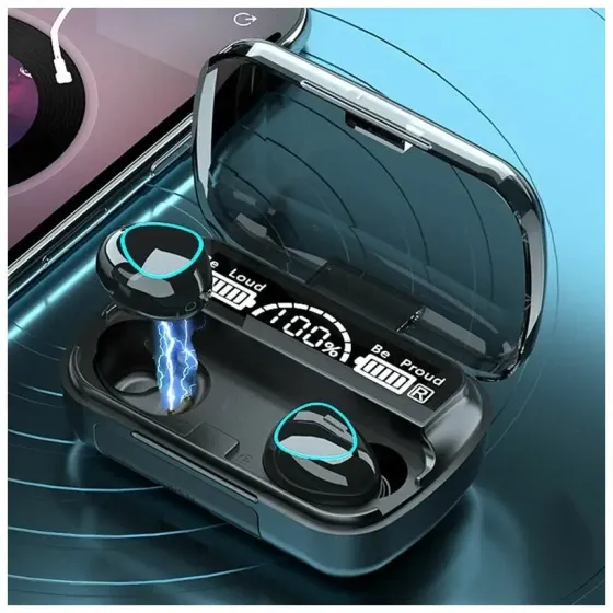 Беспроводные наушники вкладыши с микрофоном для Андроид и IOS TWS WIRELESS (M10) Коломия