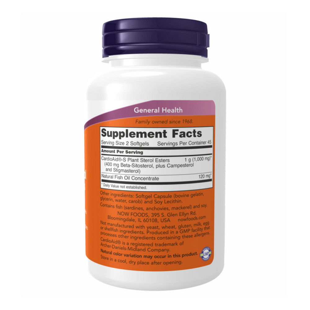Бета-ситостерин растительные стеролы Now Foods Beta-Sitosterol Plant 90 sgels Киев - изображение 2