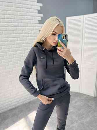 Теплий спортивний костюм "Whisper" оптом | Норма 46-48, Графіт Київ