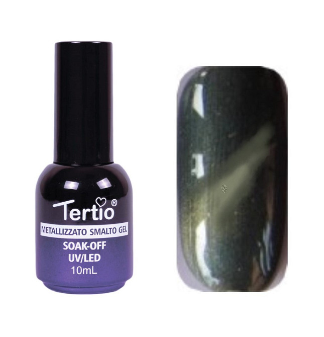 ГЕЛЬ-ЛАК No012 (СВЕТЛО ЗЕЛЕНИЙ МАГНІТНИЙ) КОШИЙ ГЛАЗ 10 МЛ TERTIO Київ - фото 1