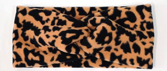 Повязка женская леопард флисовая Киев - изображение 1