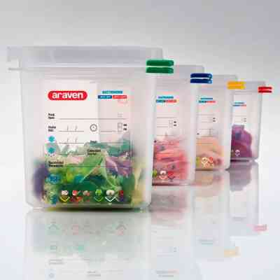 Харчовий контейнер Araven з кришкою GN 1/9 h-6,5 см 0,6 л (03020) Вінниця