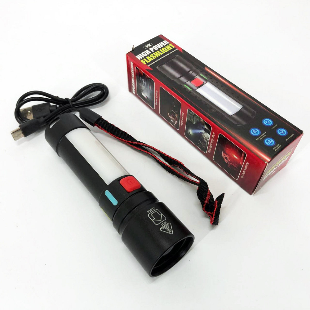 Фонарь уличный ручной, Фонарь для дома с зарядкой от розетки переносной с лед лампой CS-49 Львов - изображение 9