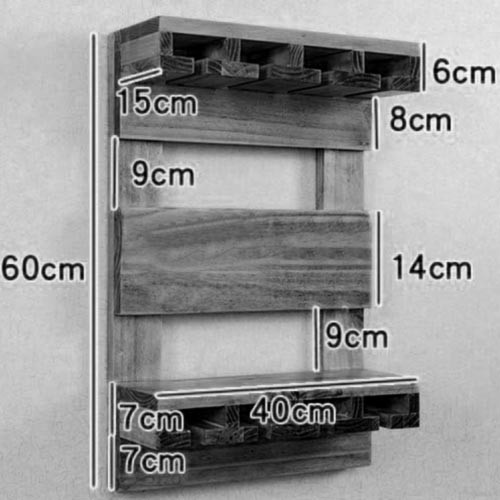 Полка для бокалов 