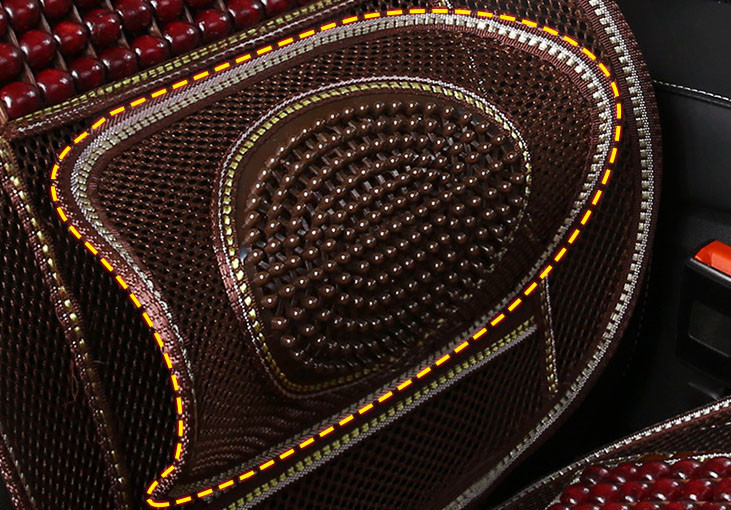 Массажер на сиденье  упор под спину + деревянные косточки, накидка массажная Кременчуг - изображение 3