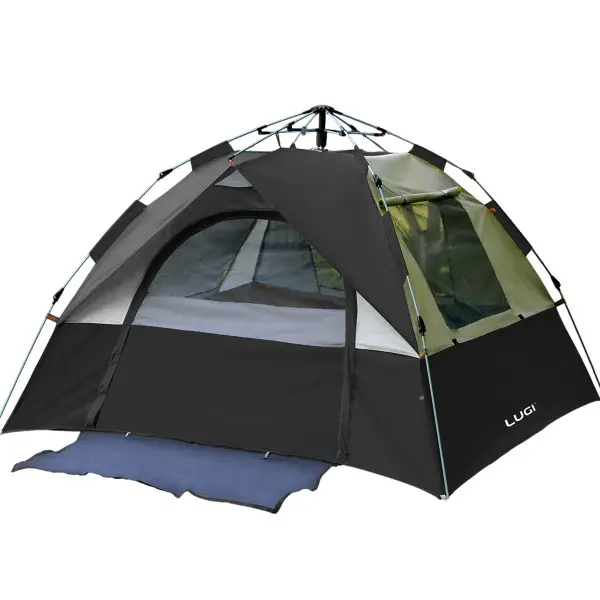 Автоматическая трехместная палатка LU-016B черная Киев - изображение 7