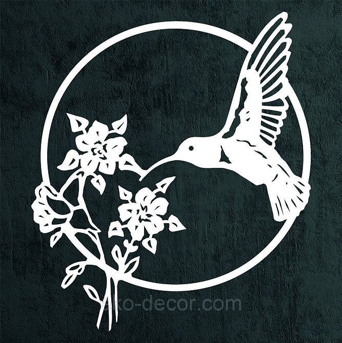 Декоративне настінне 3D Панно «Колибри» Декор на стіну з об'ємом Київ - фото 7