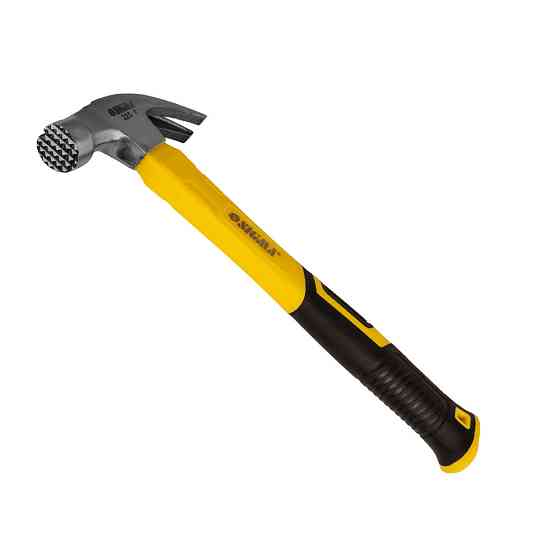 Молоток-цвяшник 225 г фібергласова ручка (магніт) SIGMA (4315021) Київ