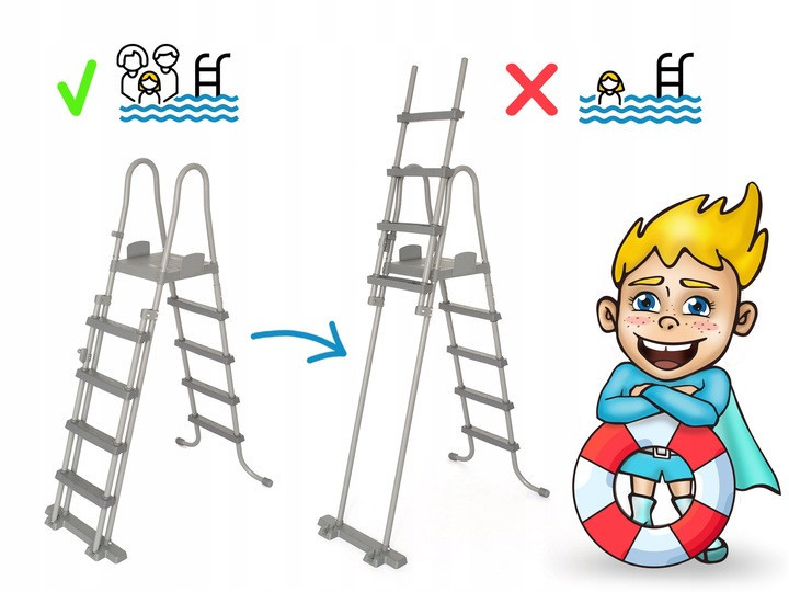 Басейн каркасний прямокутний 17в1 Bestway 56465, 549 x 274 x 122 см Київ - фото 9