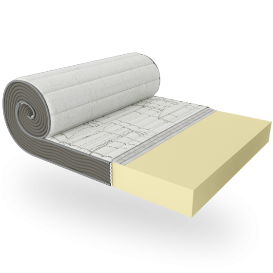 Ортопедический матрас Slim Roll/Слим Ролл беспружинный (монолитный блок) ТМ ЕММ 140х190 Харьков