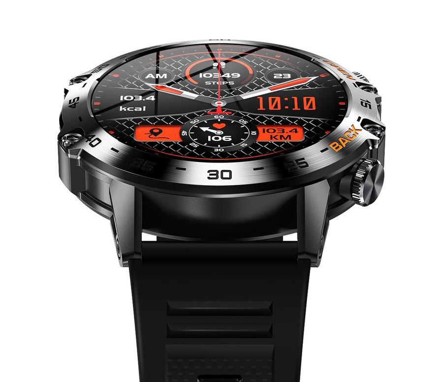 Умные наручные смарт-часы Smart Delta K52 Black Rubber (2 ремешка) Винница - изображение 13